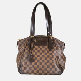 Louis Vuitton: Коричневая сумка 