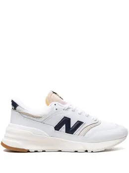 New Balance: Белые кроссовки  997