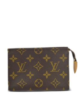 Louis Vuitton Pre-Owned: Коричневый клатч 