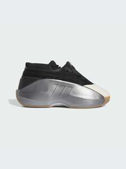 adidas: Серебристые кроссовки 