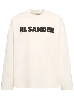 JIL SANDER: Футболка с принтом 