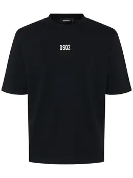 DSQUARED2: Чёрная футболка 