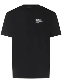 DSQUARED2: Чёрная футболка 