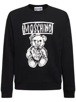 MOSCHINO: Свитшот  Teddy с принтом