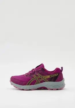 ASICS: Фиолетовые кроссовки 