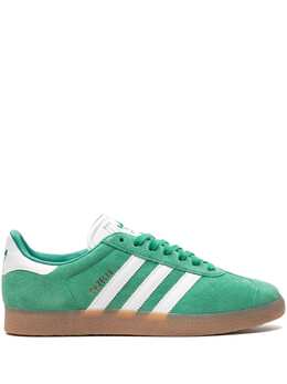 adidas: Зелёные кроссовки  Gazelle