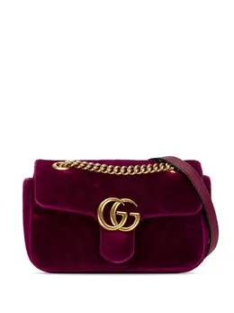 Gucci Pre-Owned: Фиолетовая сумка через плечо