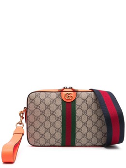 Gucci: Оранжевая сумка  Ophidia GG