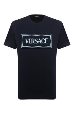 Versace: Хлопковая футболка 