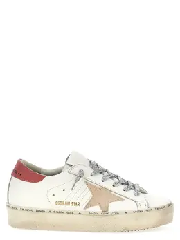 Golden Goose: Белые кроссовки  Hi Star