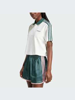 adidas: Белая футболка 