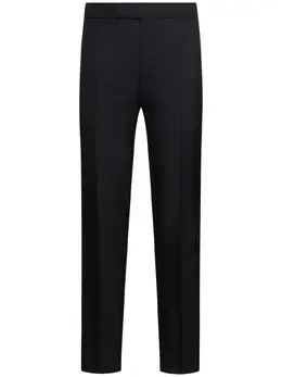 THOM BROWNE: Чёрные брюки 