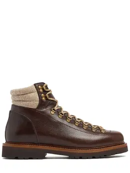 BRUNELLO CUCINELLI: Коричневые ботинки 