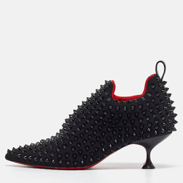 Christian Louboutin: Чёрные ботинки 