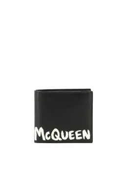 Alexander Mcqueen: Чёрный кошелёк  McQueen Graffiti