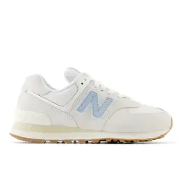 New Balance: Голубые кроссовки 574