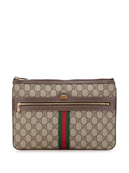 Gucci Pre-Owned: Коричневый клатч