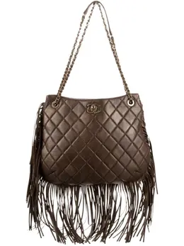 CHANEL Pre-Owned: Коричневая сумка 