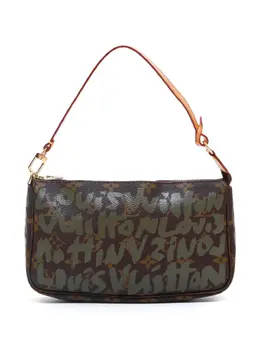 Louis Vuitton Pre-Owned: Коричневый клатч 