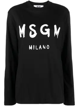 MSGM: Футболка с принтом 