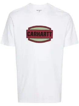 Carhartt WIP: Белая футболка  Script