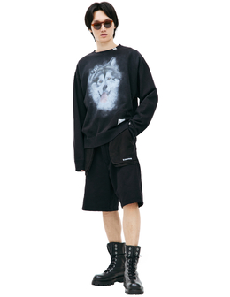 Maison Mihara Yasuhiro: Чёрный свитшот 