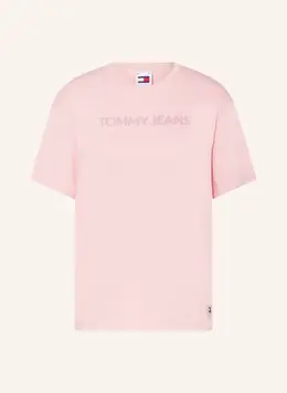 Tommy Jeans: Розовая футболка 