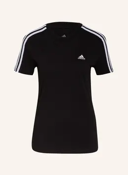 Adidas: Чёрная футболка  Essentials