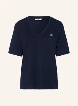 Lacoste: Синяя футболка 