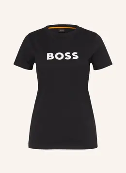 BOSS: Чёрная футболка 