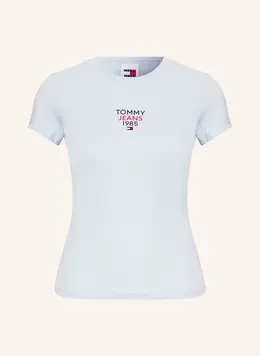 Tommy Jeans: Синяя футболка 