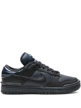 Nike: Чёрные кроссовки  Dunk Low