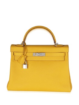 Hermès Pre-Owned: Жёлтая сумка 