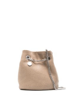 Stella McCartney: Бежевая сумка  Falabella