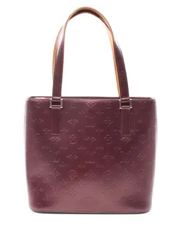 Louis Vuitton Pre-Owned: Фиолетовая сумка-шоппер 