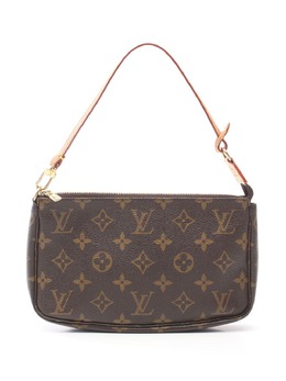 Louis Vuitton Pre-Owned: Коричневый клатч 