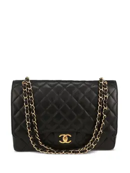 CHANEL Pre-Owned: Чёрная сумка 