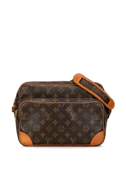 Louis Vuitton Pre-Owned: Коричневая сумка через плечо 