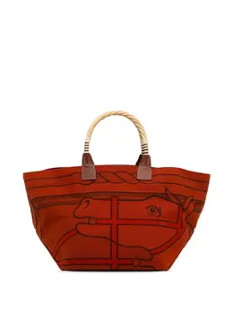 Hermès Pre-Owned: Оранжевая сумка 