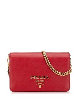 Prada Pre-Owned: Красная сумка через плечо