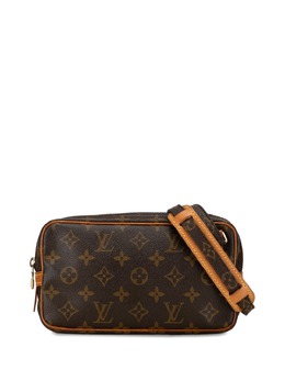 Louis Vuitton Pre-Owned: Коричневая сумка через плечо