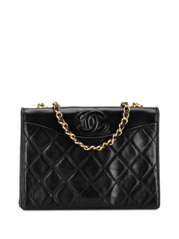 CHANEL Pre-Owned: Чёрная сумка через плечо