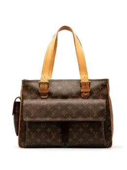 Louis Vuitton Pre-Owned: Коричневая сумка-шоппер 