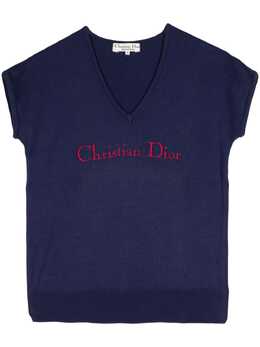 Christian Dior Pre-Owned: Трикотажный топ 