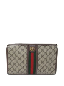 Gucci Pre-Owned: Коричневый клатч 