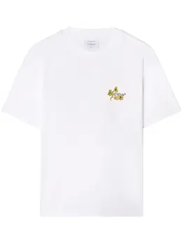Off-White: Футболка  Arrow с цветочным принтом