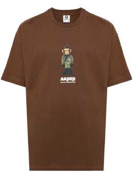 AAPE BY *A BATHING APE®: Футболка с принтом 
