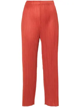 Pleats Please Issey Miyake: Прямые брюки 