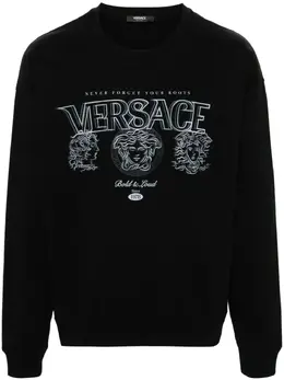 Versace: Свитшот с принтом 