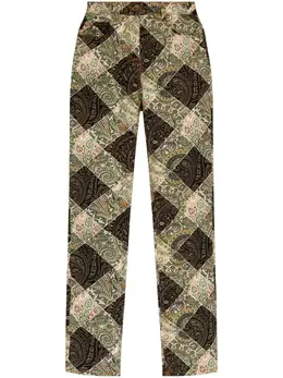 ETRO: Джинсы с принтом 